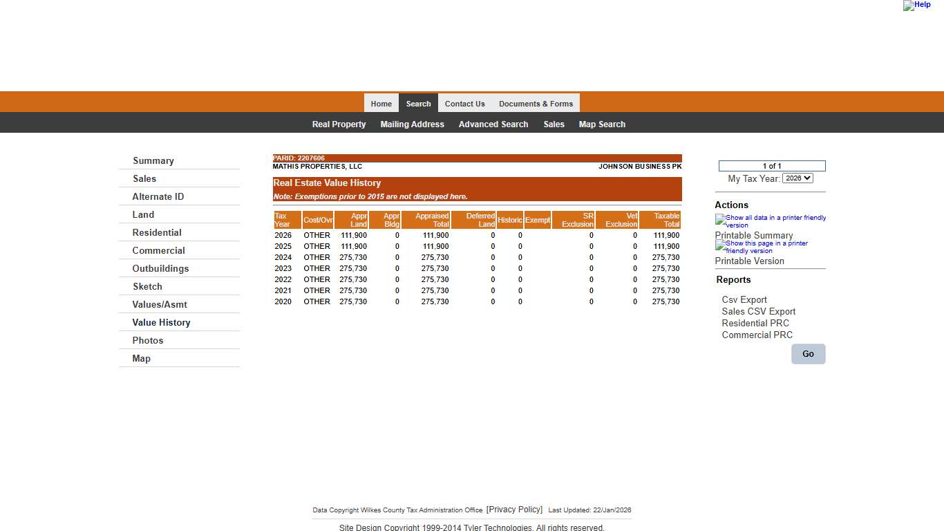 Wilkes County Tax Administration